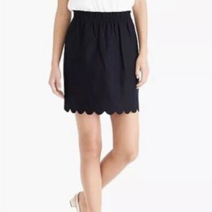 J. Crew Scalloped Skirt
